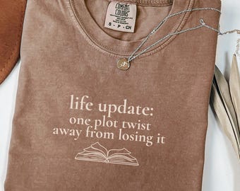 Book Lover Reader Shirt, Booktrovert Shirt, Book Lover Shirt, One more Chapter, Comfort Colors Tee, Library Shirt, Book Club Shirt