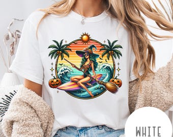 Summerween Shirt, Hot Ghoul Summer, Spooky Shirt, Halloween Tee, Cute Ghost Shirt, Beach Vibes, Skeleton Shirt, Trendy Graphic Tee