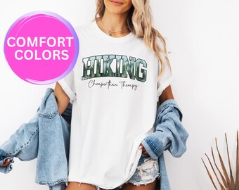 Hiking cheaper Than Therapy Funny Hiking Shirt, Adventure Shirt, Mountain T-Shirt, Nature Lover, Camper Gift, Outdoor Enthusiast