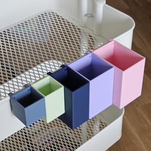 Boczne pudełka do druku 3D do wózka IKEA RÅSKOG — pobieranie cyfrowe | Dodatkowe rozwiązanie do przechowywania w Twoim wózku