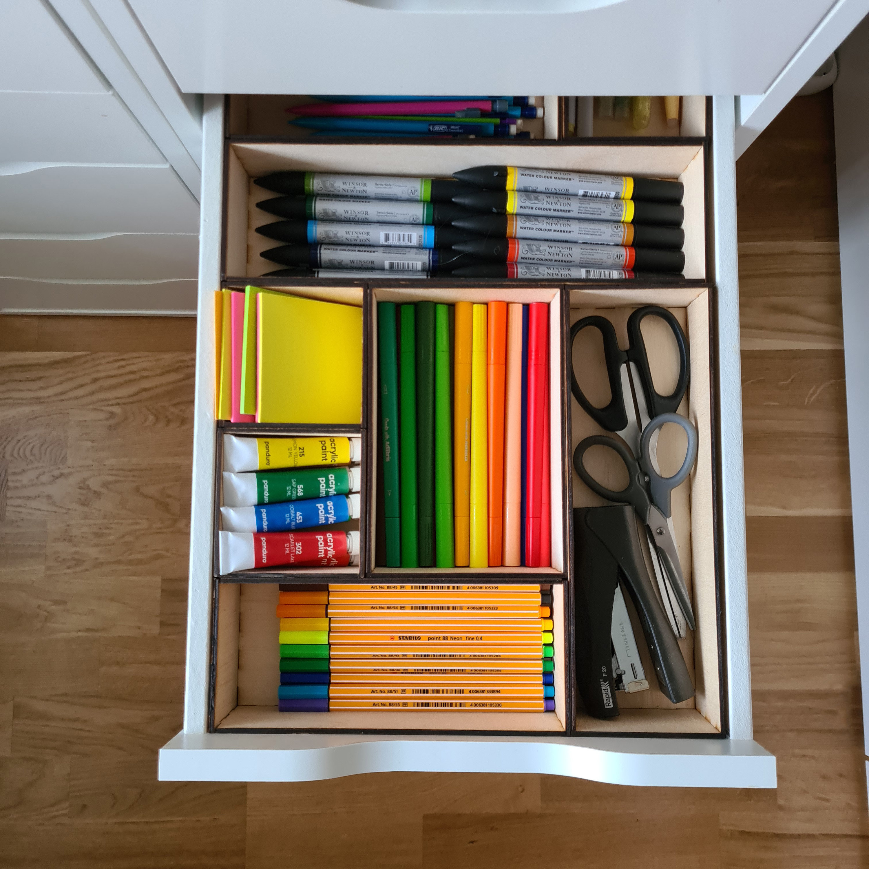 Drawer Dividers Compatible With the Narrow Ikea Alex Drawer Unit: Clear  Acrylic 