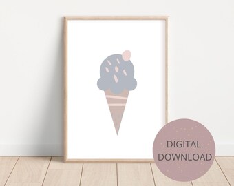 Sun Wall Print Nursery Printable Wall Art Print Nursery Decor Playroom ...