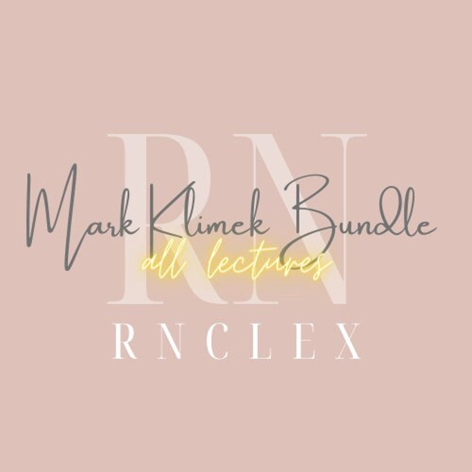 Mark Klimek NCLEX Lectures 1-12 Notes - Etsy