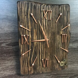 Modern Wall Clock, Wood Wall clock, Unique wall clock, Outdoor wall clock, Wooden wall clock, Vintage wall decor, Hendmade wall clock, Clock