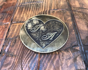 Custom metal plate, Personalized brass plate, Engraved metal place, Vintage brass plate, Handmade plate, Brass name plate, Barss wall decor