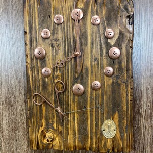 Wooden wall clock, Vinatge wall clock, Large wall clock, Rustic wall clock, Housewarming wall clock, Outdoor wall clock, Wood clock