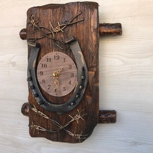 Wall clock, Wall clock vintage, Large wall clock, Wood clock, Alarm clock, Vintage clock wall, Rustic wall clock, Gift for husband, Clocks