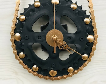 Einzigartige Wanduhr, Messing Wanduhr, schwarze Wanduhr, Kuckucksuhr, Kinder Wanddekor, Vintage Wohnkultur, Personalzied Geschenk, Geschenk für ihn,
