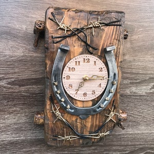 Handmade wall clock from old wood, 100% wooden wall clock, Wall clock for gift. Boutique wall clock, Vintage wall clock, Large wall clock