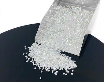 1.3mm DEF VS CVD Lab Grown Diamond: Round Brilliant Melee