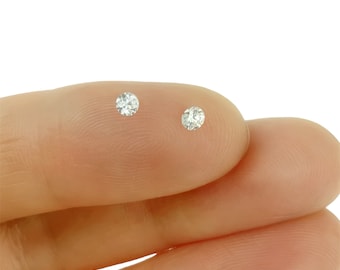 Diamante redondo cultivado en laboratorio DEF VS1 de 2,9 mm: piedra suelta de 0,17 quilates