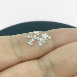 1.5mm CVD Lab Grown Diamonds / DEF-VS Loose Lab Grown Diamonds/ Melee Diamonds by Piece/ Round Brilliant Cut d-e-f Color vs Clarity Diamonds