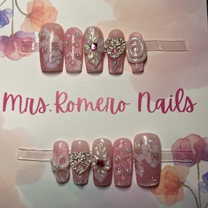 Pink cat eye nail designs