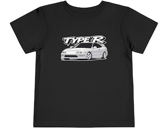 Toddler, Integra Type R T-Shirt, Auto Enthusiasts, JDM, Car Lovers, Racing, Unisex Graphic Tee, Mugen, Honda, DC2, Boy, Girl, Acura, Child