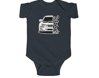 Infant Fine Jersey Bodysuit,Subaru,WRX,STI,Race Car,Rally Car,Car,Truck,Baby,Automotive,JDM,Gift,Present,Child,Drift Car,Drifting,Racing