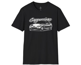Cappuccino, Suzuki, EA11R, EA21R, JDM, Race Car, Drift, Kei, Guy, Girl, Unisex, T Shirt, Manual, Stick Shift, Classic, Vintage, Automotive