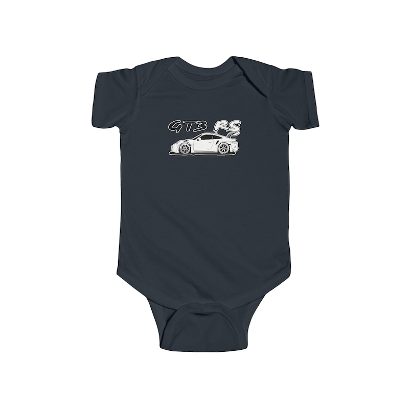 Porche Car Printed Blended Stuff Dress For Baby Boy In Blue Color main image 1