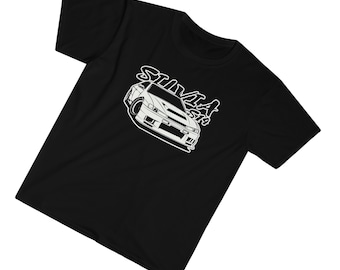 Nissan, Silvia, S14, Chuki, Unisex T-Shirt, JDM, Car Enthusiast, Manual, Nismo, 180sx, 240sx, Racing, Drifting, Drift Car, Car Guy, Car Girl