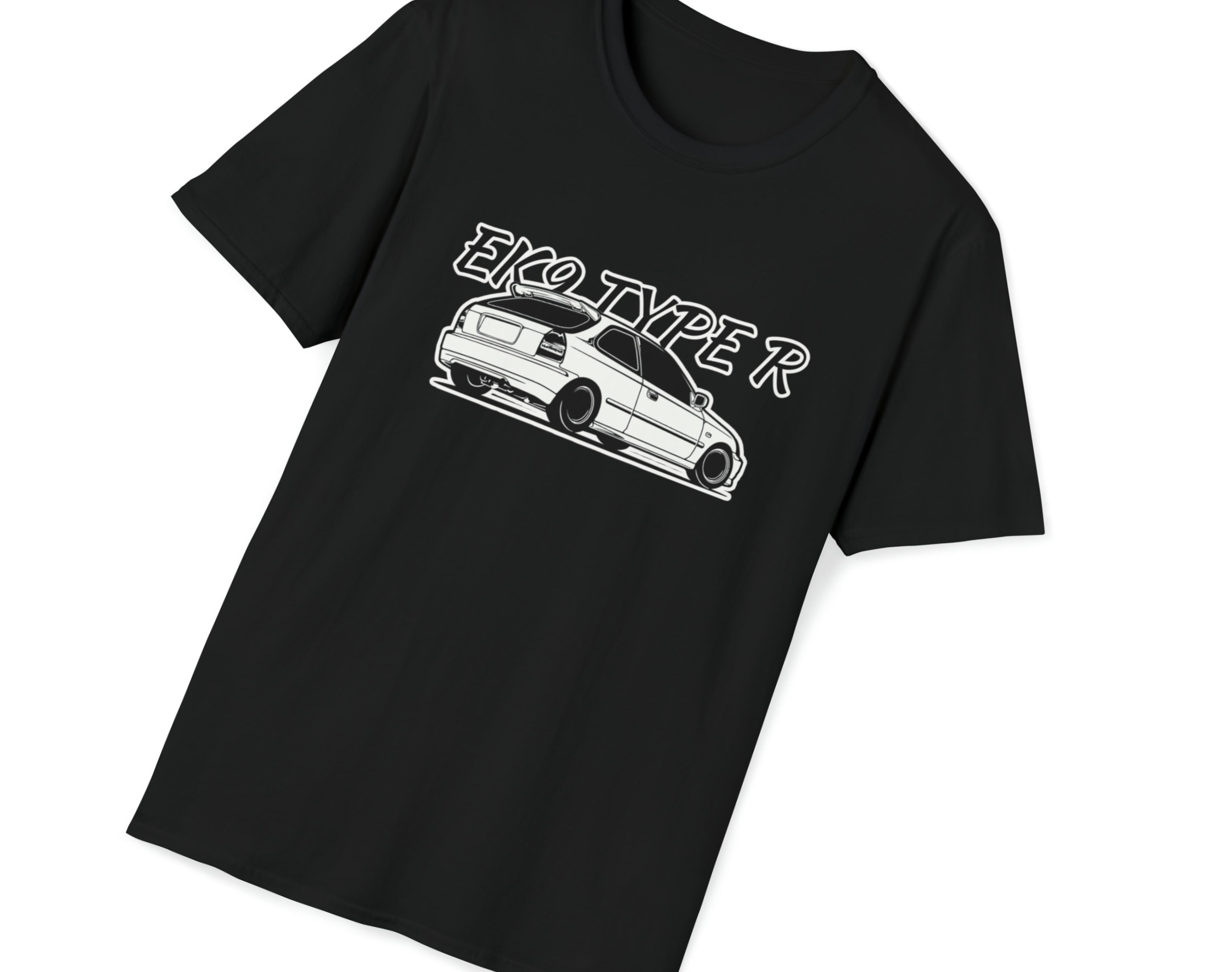 Honda, Civic, EK9, Type R, Unisex T-shirt, Automotive, Car 