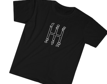 5-Speed, Stick Shift, Unisex T-Shirt, JDM, Car Enthusiast, Manual, Racing, American Muscle, Drifting, Save The Manuals, V8, Car Guy Car Girl