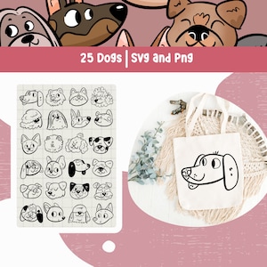 Dog Svg Animal Clipart Svg file For Cricut Dog Png Cute Dog Animal Face Svg Bundle Dog Face Svg Baby Dog Sausage Dog Svg Puppy