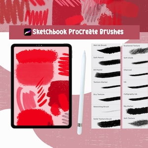 Texture Brushes Procreate Procreate Brushes Procreate Brushes Lineart Brushes For Procreate Digital Brushes Childrens Illustrator Brush