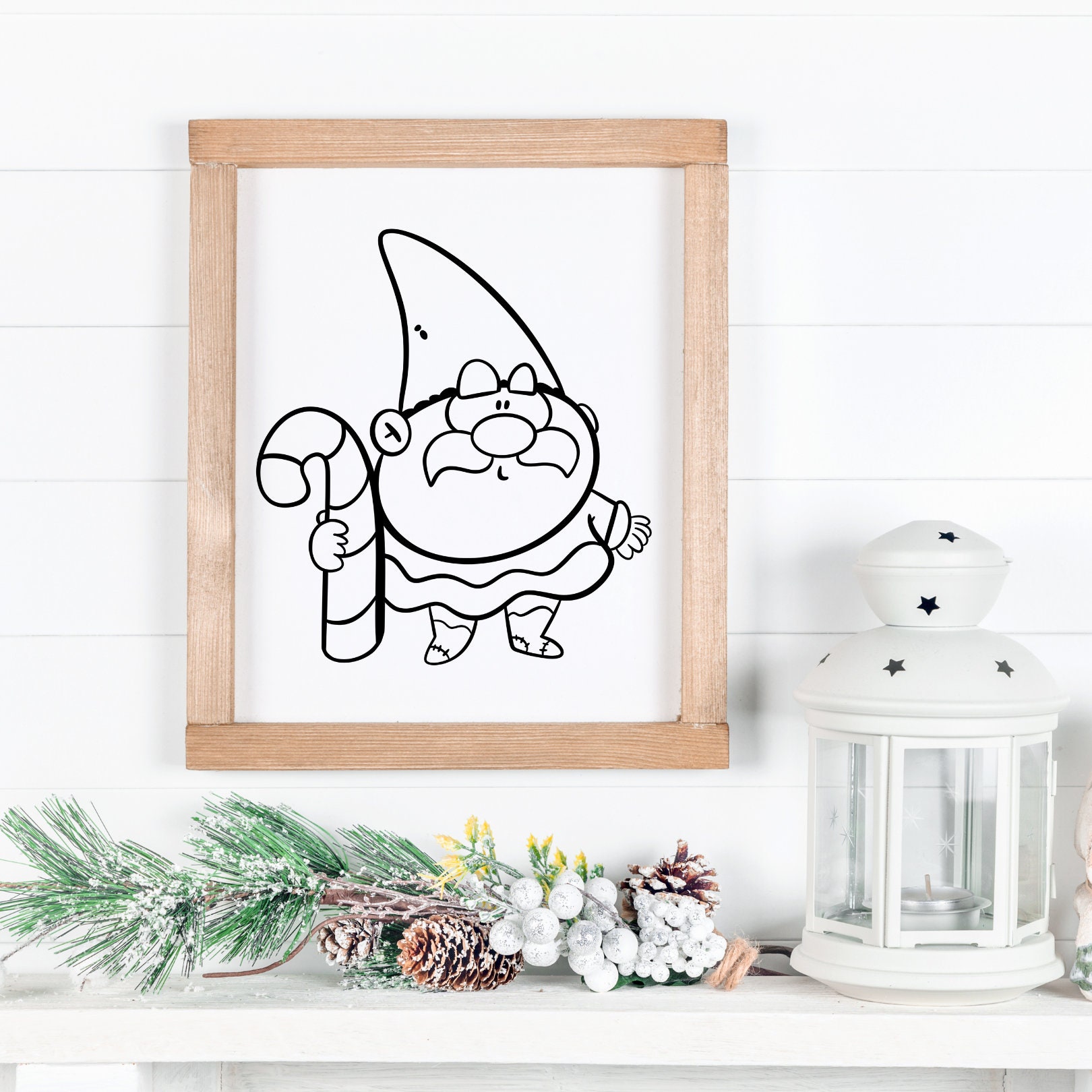 Gnomes Procreate Brushes Gnome Christmas Procreate Stamp Cute Gnome ...