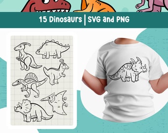 Dinosaur Svg Bundle Cute Dinosaur Svg Dino Clipart Dinosaur Clipart Cricut Dinosaur Svg File Dinosaur Png Commercial Use Svg