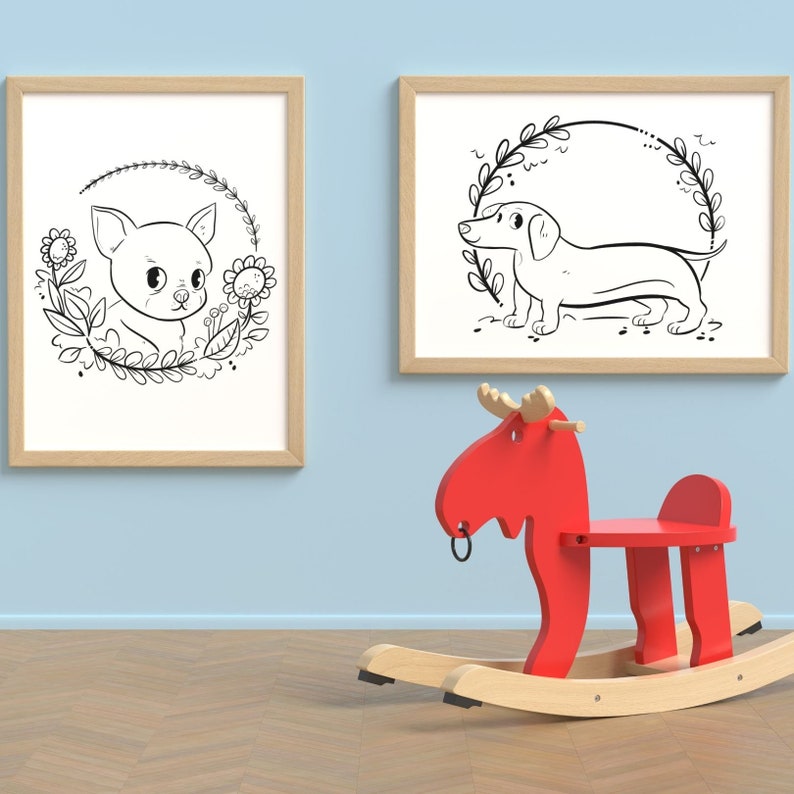 Procreate Stamp Dog Procreate Brushes Dog Portrait Dog Breed Line