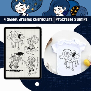 PROCREATE STAMP STAR Procreate Brushes Star Procreate Brush Procreate Stamp Brush per Procreate Star Doodle Brush Doodle Stamp