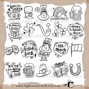 St Patricks Day Procreate Brushes Procreate Stamp Brush for Procreate ...