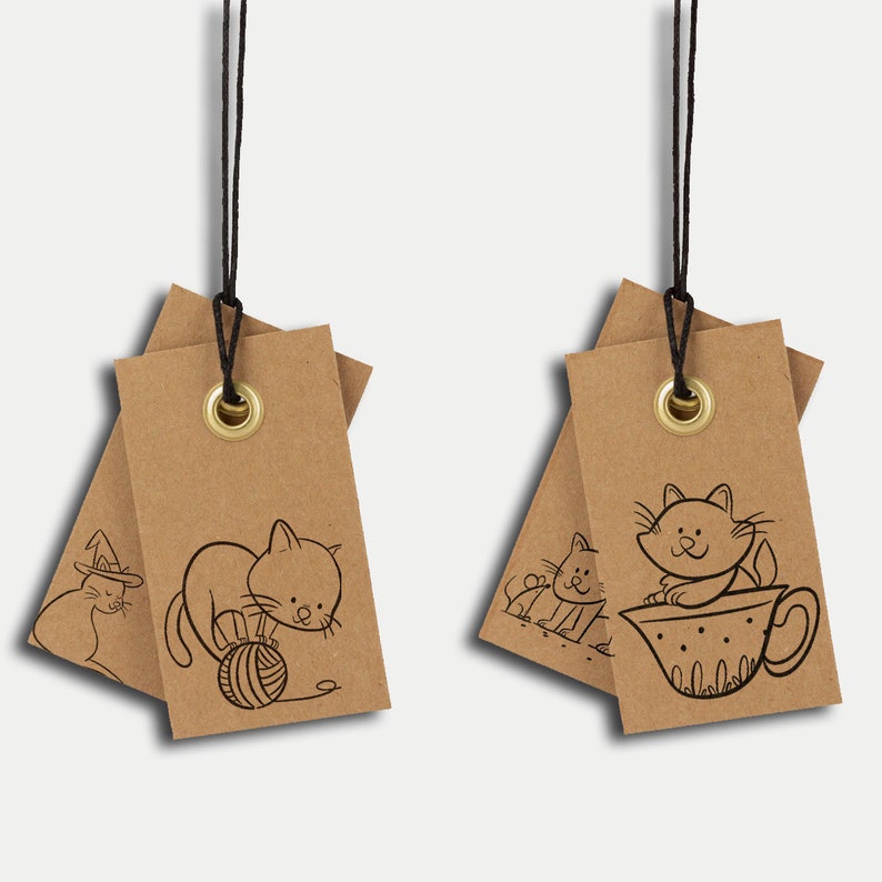 Procreate Brushes Cat Procreate Stamps Animal Procreate Etsy