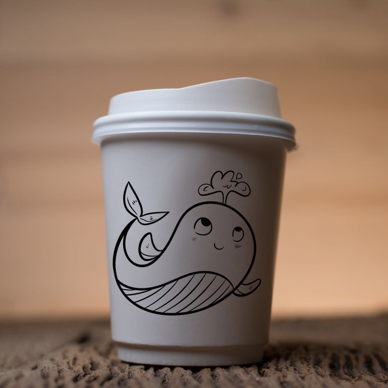 Procreate Stamp Ocean Animal Procreate Brushes Whale Art Sea Animals