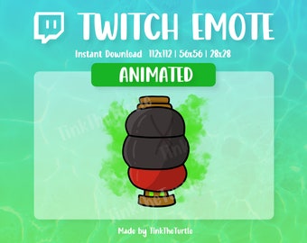 ANIMATED Emote - Apex Legends Caustic Gas (Nox) Trap for streamers - Twitch, Discord, YouTube