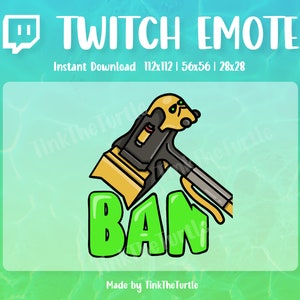 Emote - Apex Legends Caustic Heirloom Ban Hammer for streamers - Twitch, Discord, YouTube