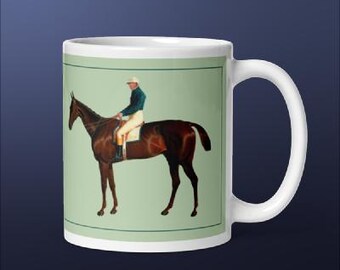 馬と騎手のコーヒーマグ - 誕生日プレゼント - マグカップ - 彼への乗馬ギフト - 馬のホームデコレーション - 新築祝いのギフト - 馬 - バレンタインギフト - ホームアクセサリー