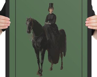 キツネ狩り、狩猟アート、馬術アート、馬のギフト、馬のアート、ヴィンテージスタイル、馬のアート、アウトドアギフト、馬の室内装飾、馬のギフト