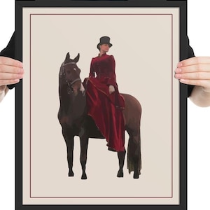 Fox Hunting, Equine Art, Valentine gift, Equestrian, Equestrian Decor, Equestrian decor, Equestrian download, Horse wall art, Gift for her