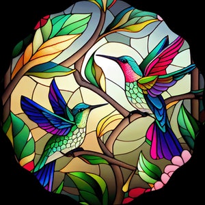 Hummingbird 10&quot; Wind Spinner  and Free Baby spinner included
