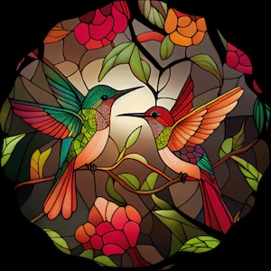 Hummingbird 10&quot; Wind Spinner  and Free Baby spinner included