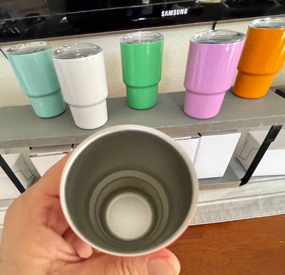 24 Pack 3 Oz Mini Tumbler Shot Glasses With Straw & Lid - Small Disposable Cups For Parties - View #5