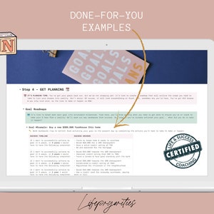 Notion 5 Year Plan Template: Editable Personalized Planner (Digital Download) image 6