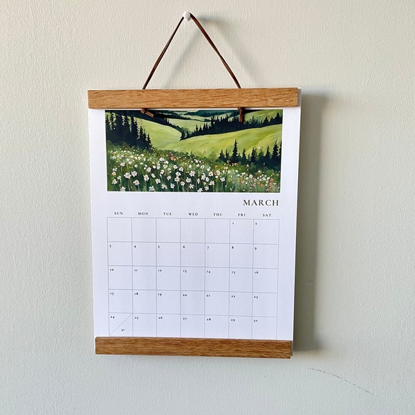 2024 Large Art Wall Calendars Etsy