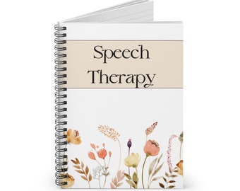 Speech Therapy Notebook, SLP Gift for Graduation, Speech Therapist Notepad, Journal for Cf-SLP or SLPA, Speech Pathologist Love