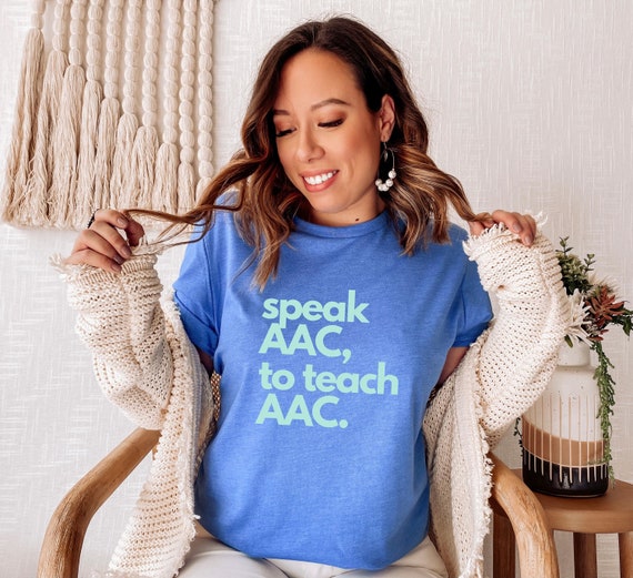 AAC Speech Language Pathologist Shirt, SLP Shirt, Speech Therapist Gift, Speech Shirt, AAC shirt, Speech Pathology