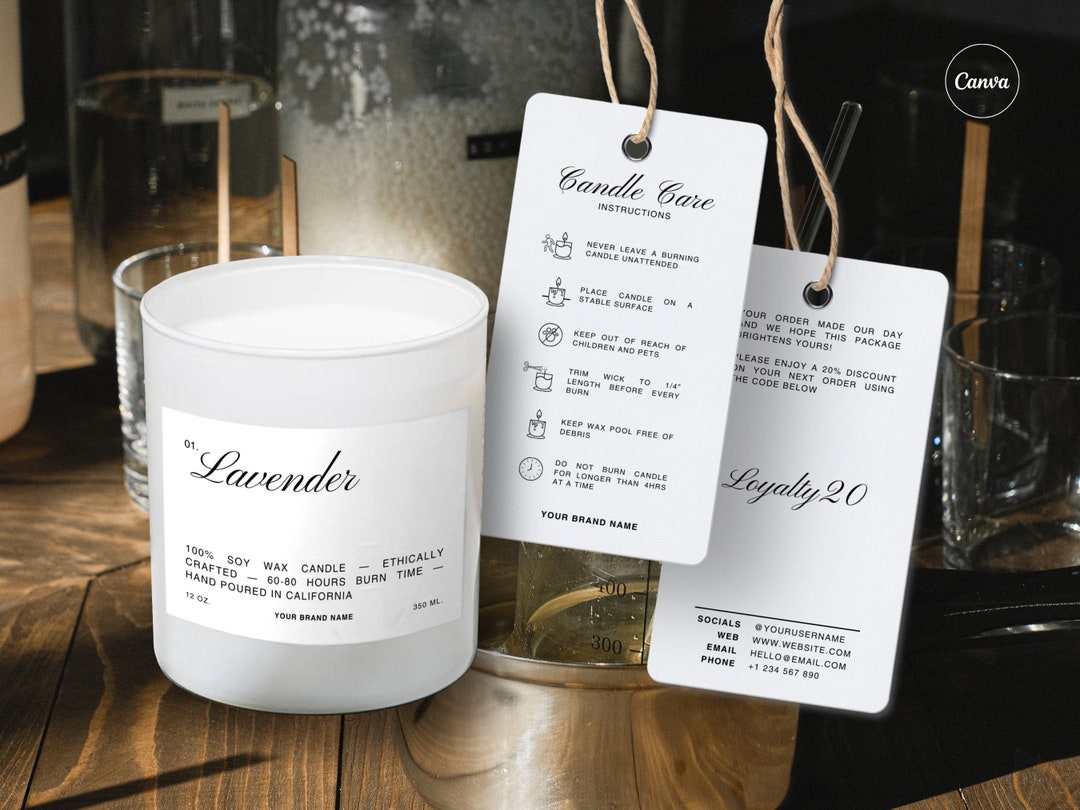 Candle Branding Package, Candle Business Kit, Branding Kit for Candles
