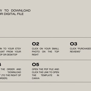 Instructions to download the digital file: click on your profile photo at the top right, click on purchases and reviews, find the order and click download files (to the right).