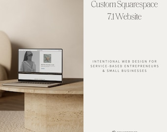 Customized Squarespace 7.1 Website Design | Intentional, Done-For-You Website for Coaches, Consultants & Small Businesses
