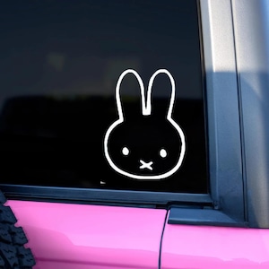 Miffy Sticker | Miffy Car Decal | Cute Bunny Sticker | Cute Bunny Decal | FREE SHIPPING