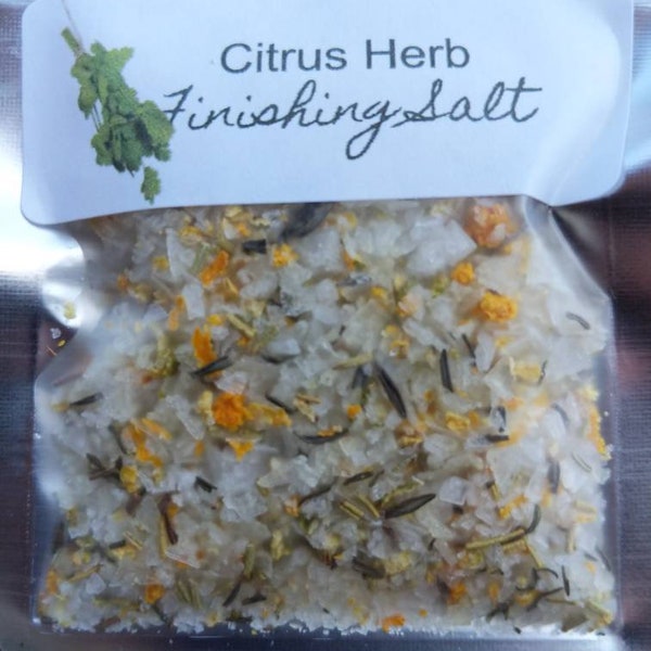 Citrus and Herb Finishing Salts